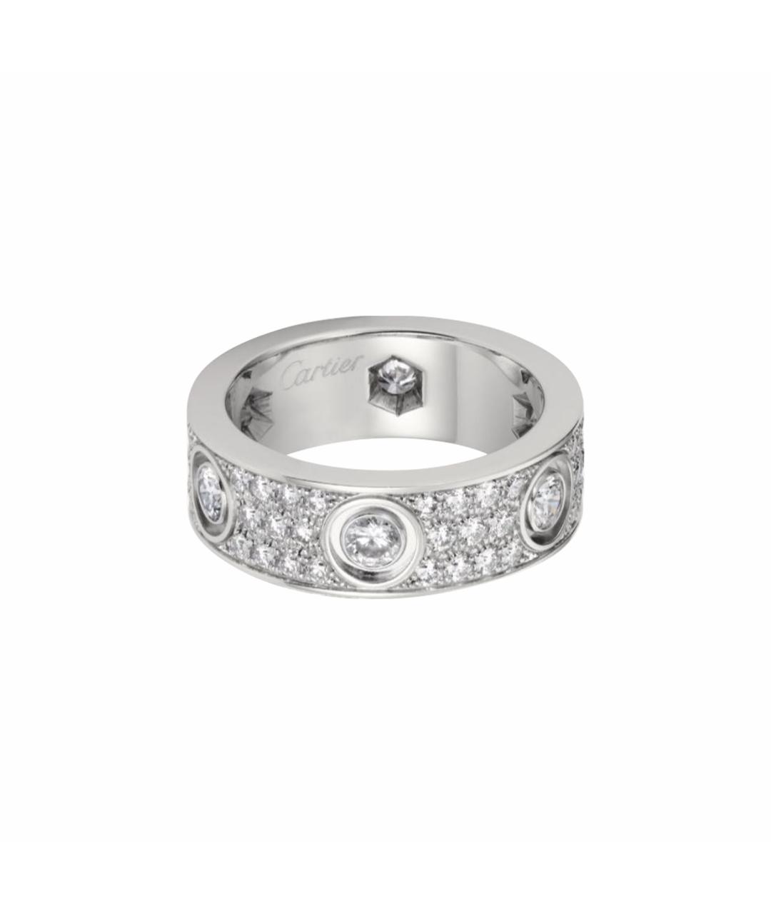 CARTIER Серебряное кольцо из белого золота, фото 1