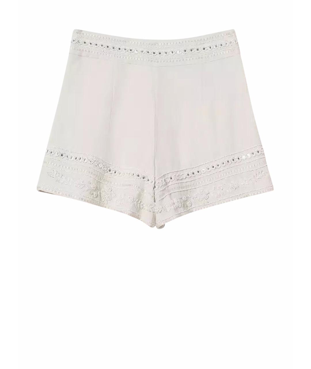 TWIN-SET Бежевые вискозные шорты, фото 1