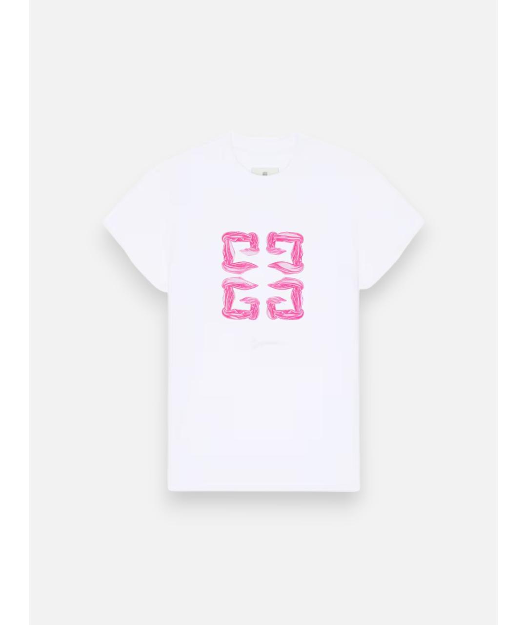 GIVENCHY Белая хлопковая футболка, фото 4