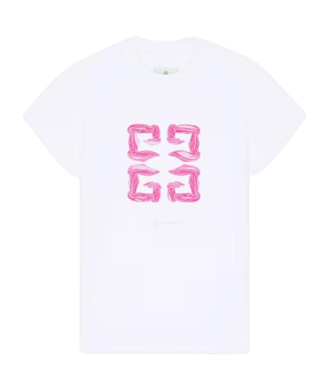 GIVENCHY Белая хлопковая футболка, фото 1