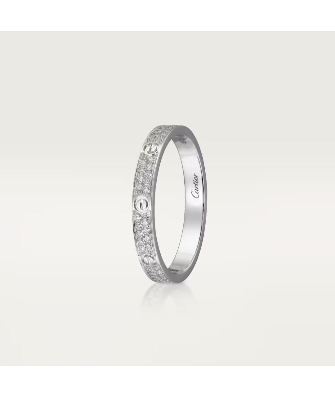 CARTIER Серебряное кольцо из белого золота, фото 5