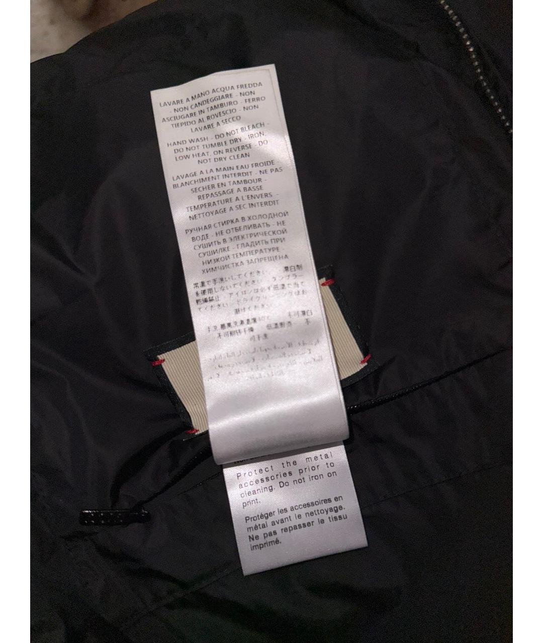 GUCCI Черная полиамидовая куртка, фото 6