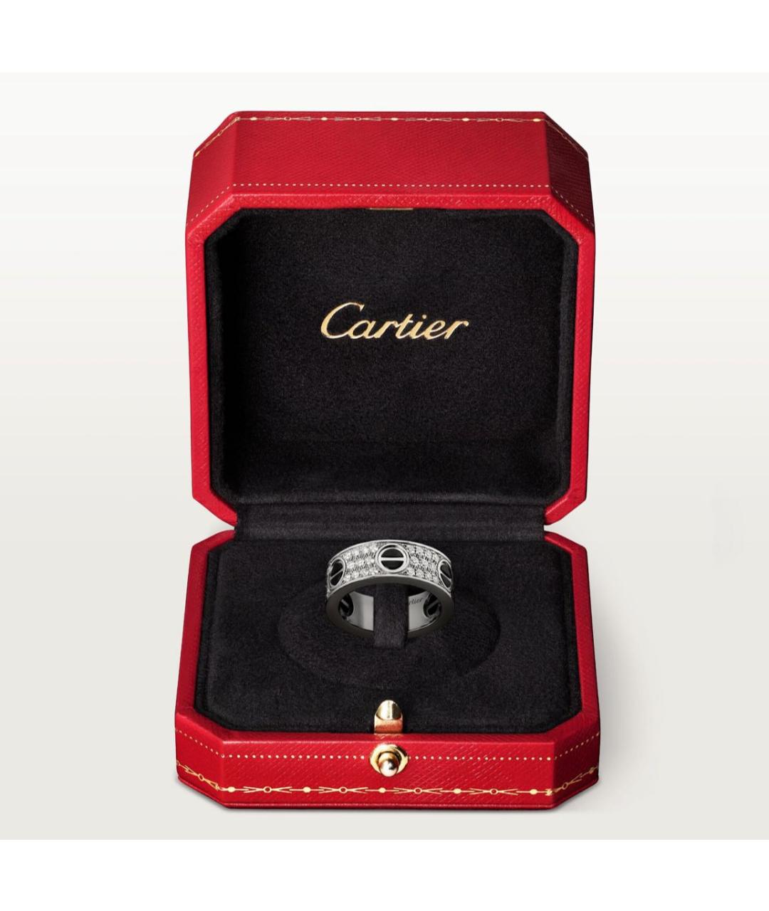 CARTIER Серебряное кольцо из белого золота, фото 5