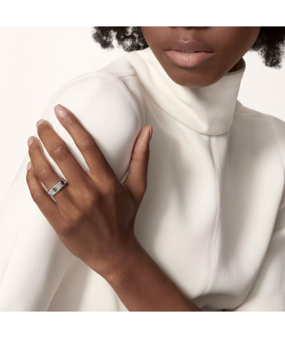 CARTIER Серебряное кольцо из белого золота, фото 2