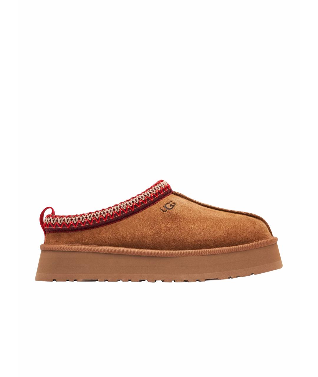 UGG AUSTRALIA Коричневые замшевые сабо, фото 1