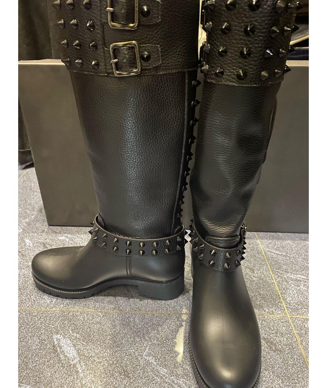 PHILIPP PLEIN Черные сапоги, фото 3