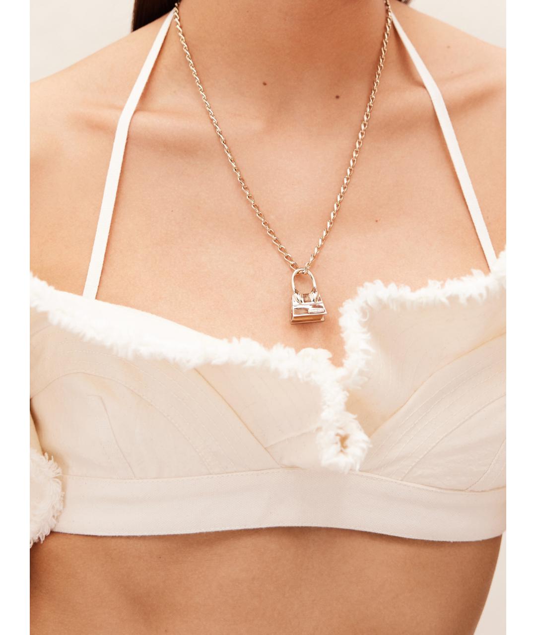 JACQUEMUS Золотая металлическая подвеска, фото 2