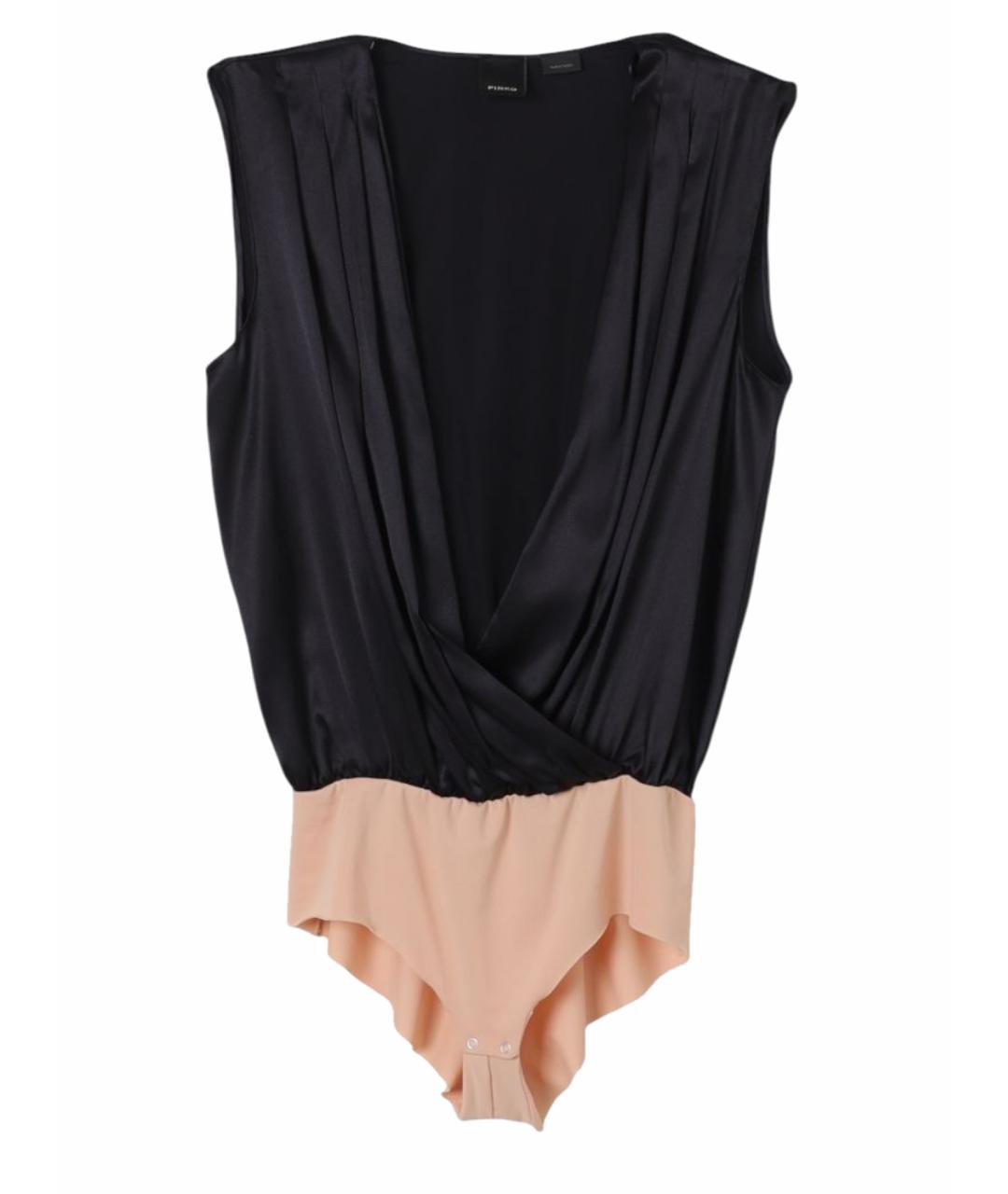 PINKO Черная шелковая блузы, фото 1