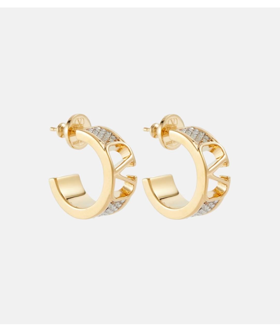 VALENTINO Золотые металлические серьги, фото 4