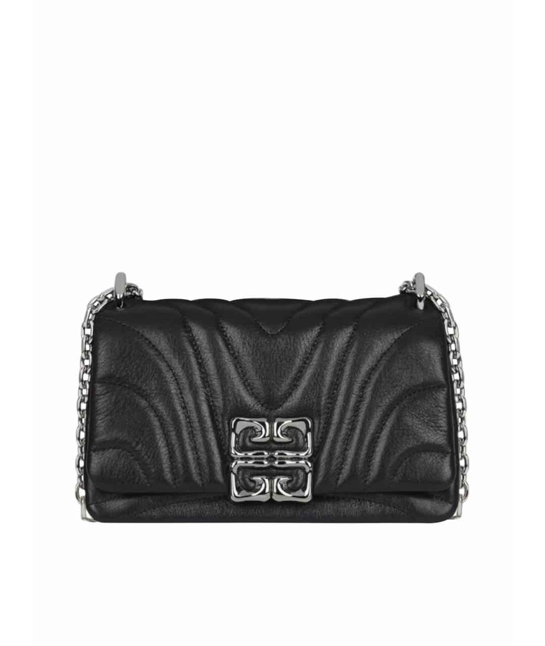 GIVENCHY Черная кожаная сумка через плечо, фото 1