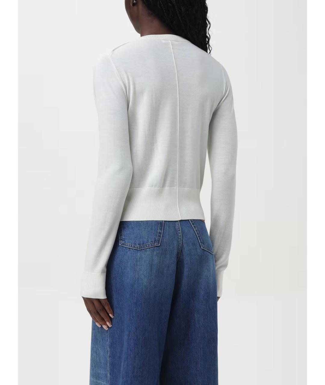 CHLOE Бежевый шерстяной джемпер / свитер, фото 3