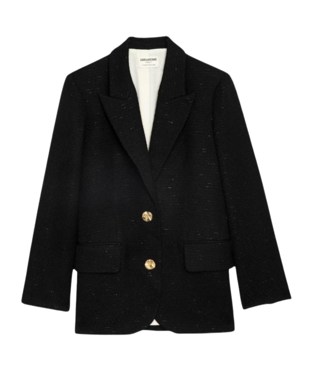 ZADIG & VOLTAIRE Черный жакет/пиджак, фото 1