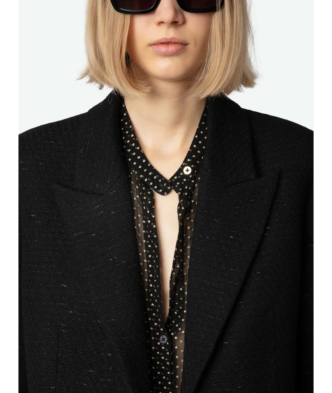 ZADIG & VOLTAIRE Черный жакет/пиджак, фото 6