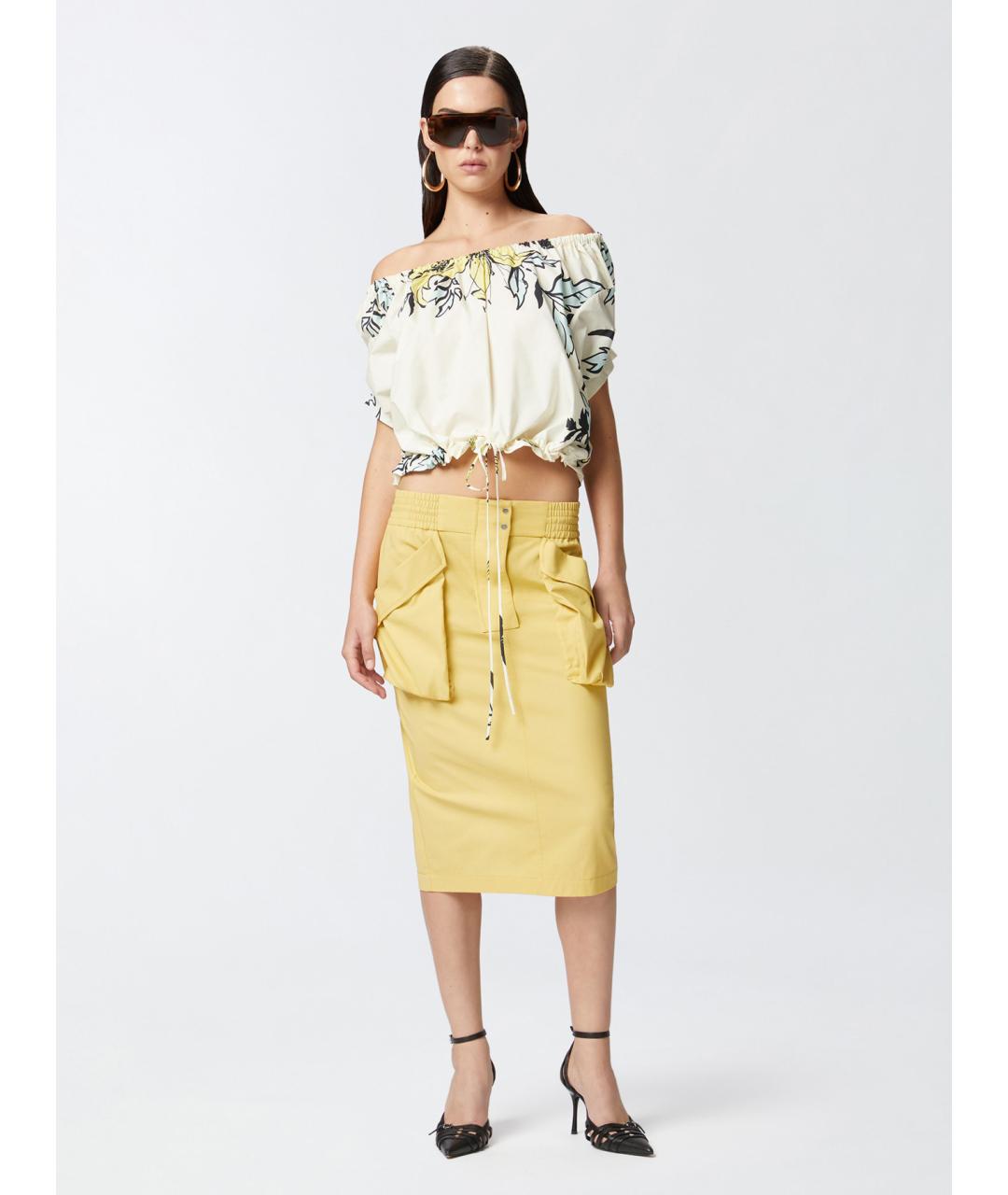 PINKO Мульти хлопковая блузы, фото 2