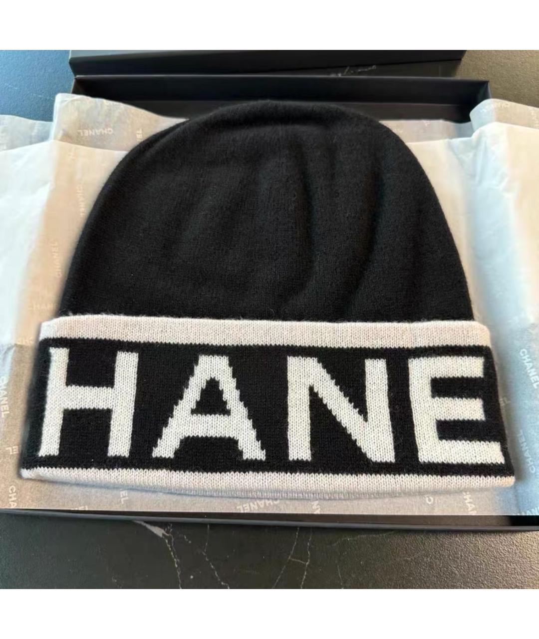 CHANEL Черная шапка, фото 2