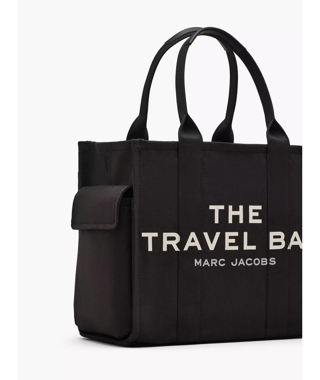 MARC JACOBS Черная тканевая сумка тоут, фото 4