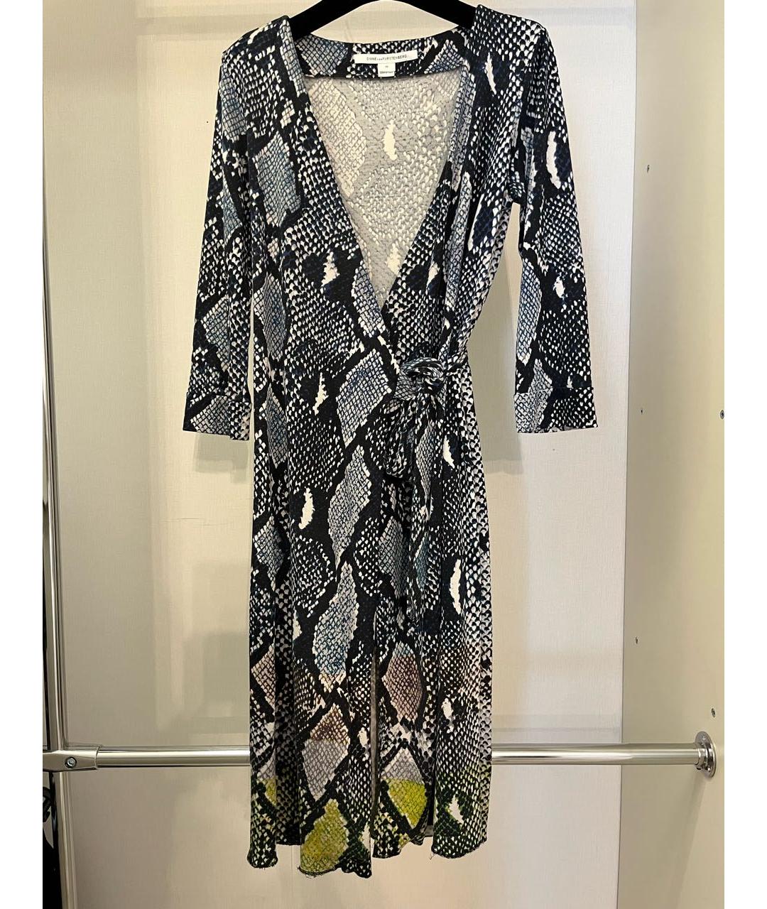 DIANE VON FURSTENBERG Мульти шелковое платье, фото 6