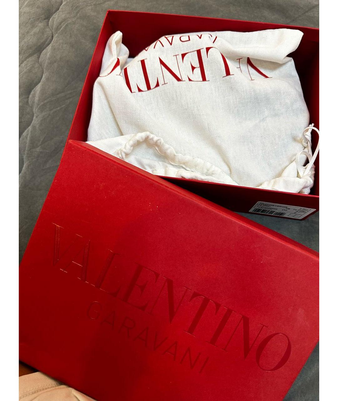 VALENTINO Черная кожаная сумка с короткими ручками, фото 4