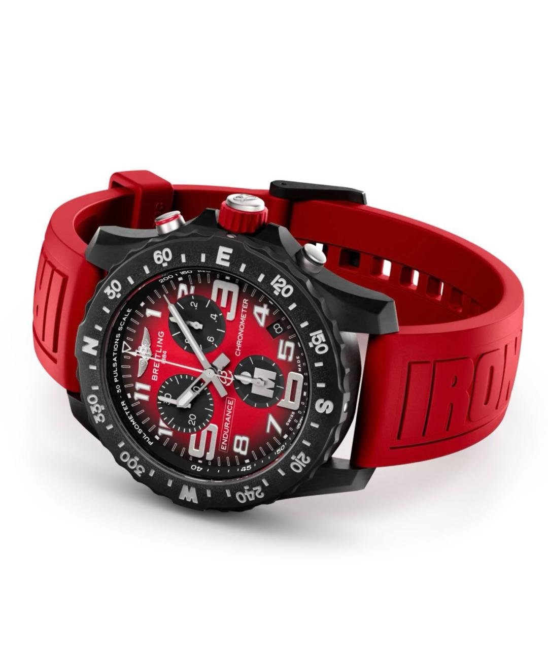 BREITLING Красные часы, фото 3