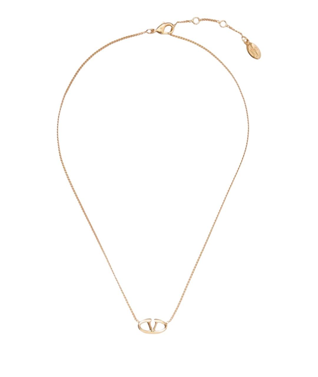 VALENTINO Золотая металлическая подвеска, фото 1