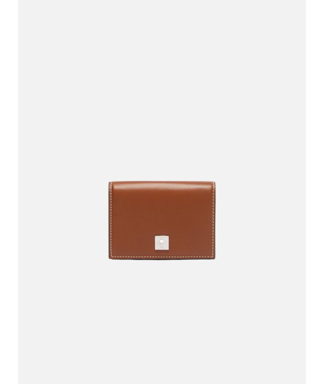 MAX MARA Коричневый кожаный кошелек, фото 6