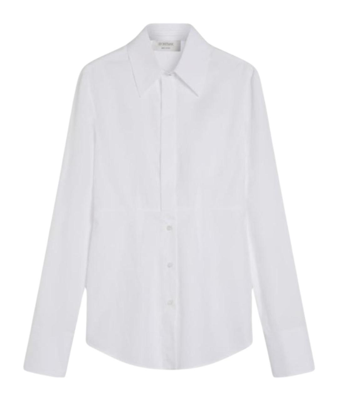SPORTMAX Белая хлопковая рубашка, фото 1