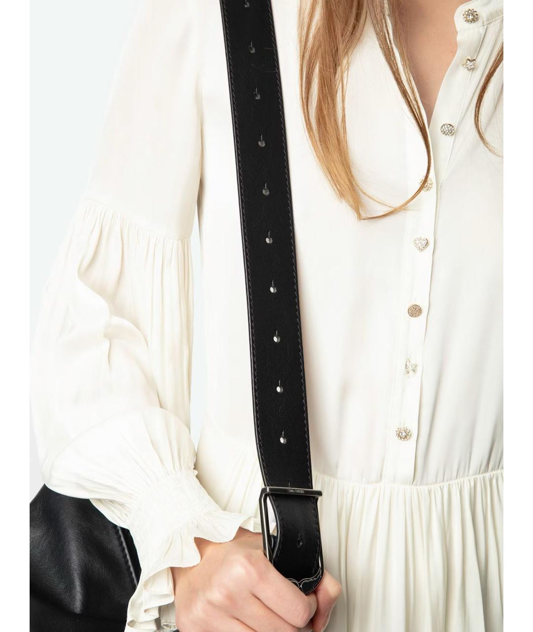 ZADIG & VOLTAIRE Белое полиэстеровое повседневное платье, фото 7