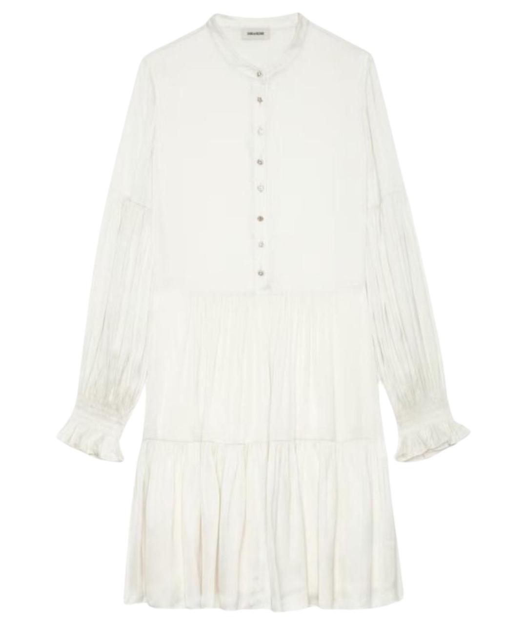 ZADIG & VOLTAIRE Белое полиэстеровое повседневное платье, фото 1
