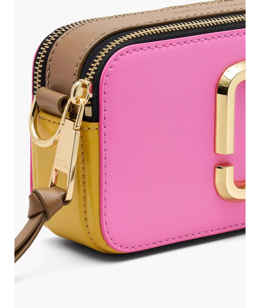 MARC JACOBS Розовая кожаная сумка через плечо, фото 4