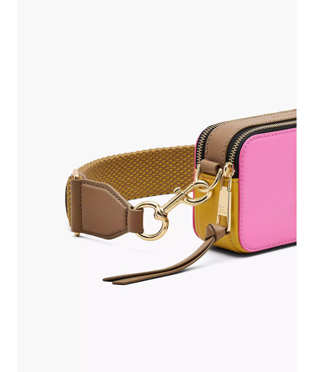 MARC JACOBS Розовая кожаная сумка через плечо, фото 5