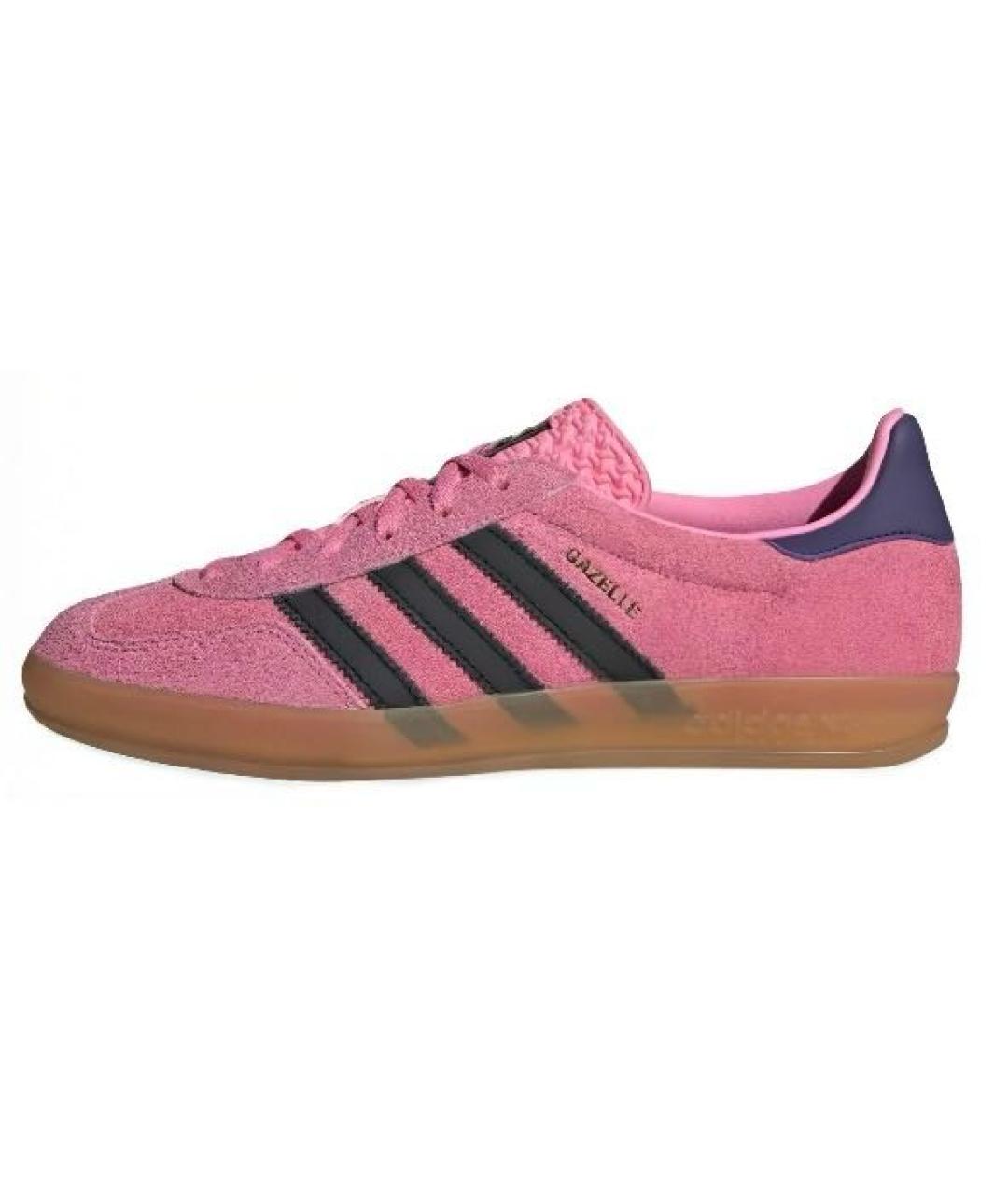 ADIDAS Розовые замшевые кроссовки, фото 7
