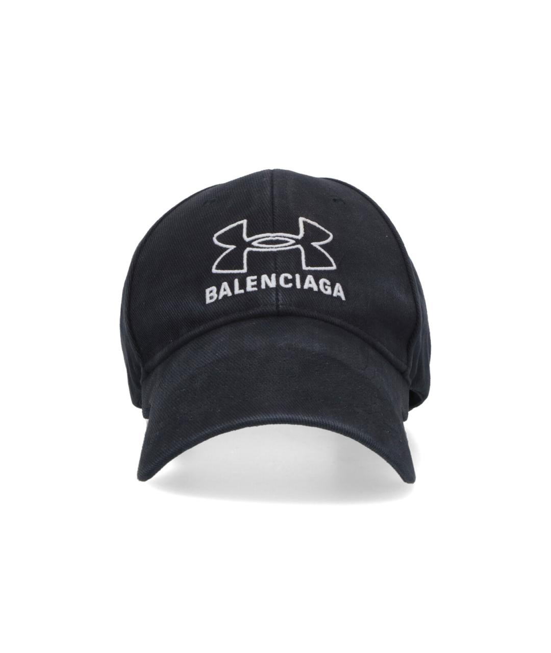 BALENCIAGA Черная кепка/бейсболка, фото 1