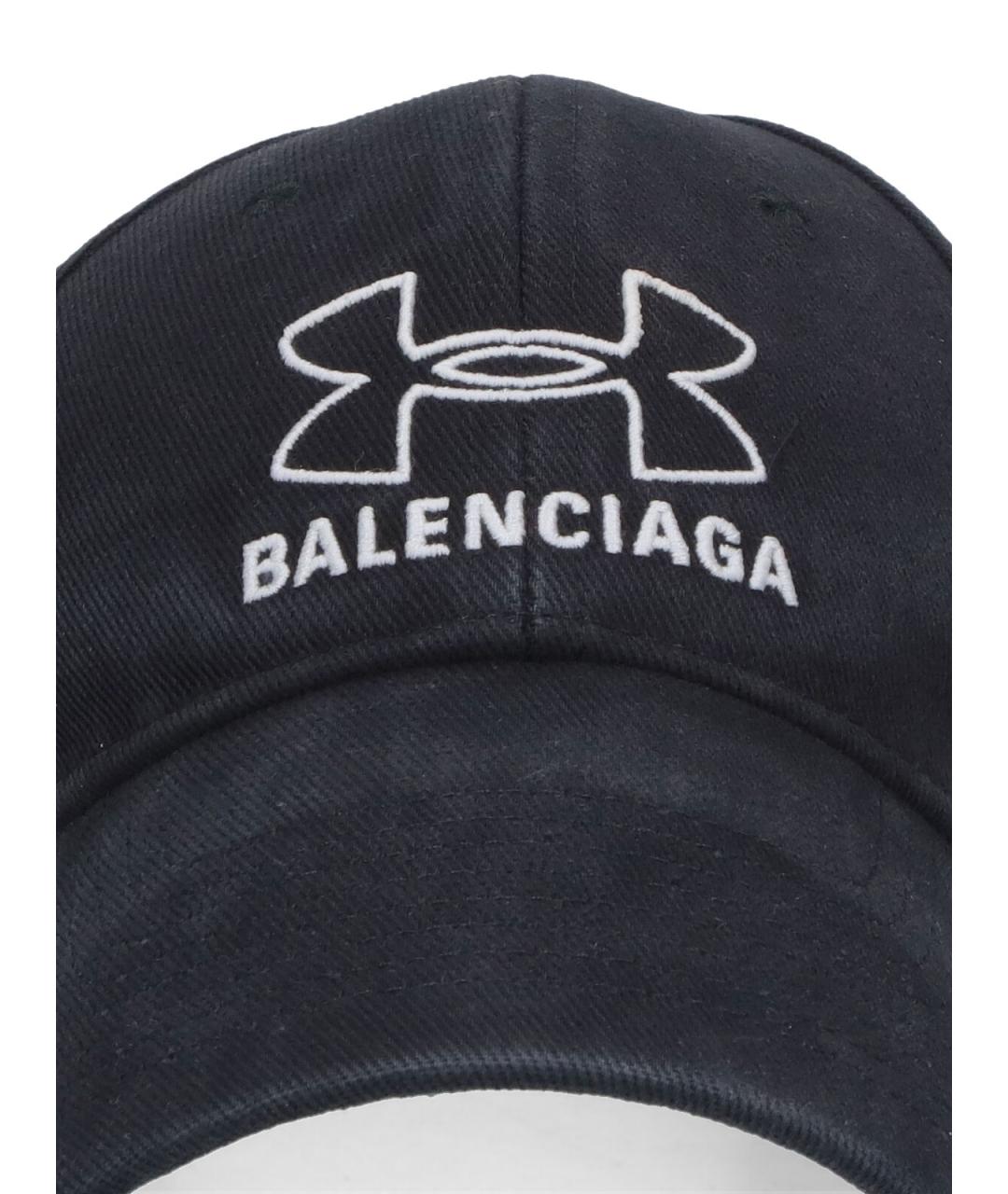 BALENCIAGA Черная кепка/бейсболка, фото 3