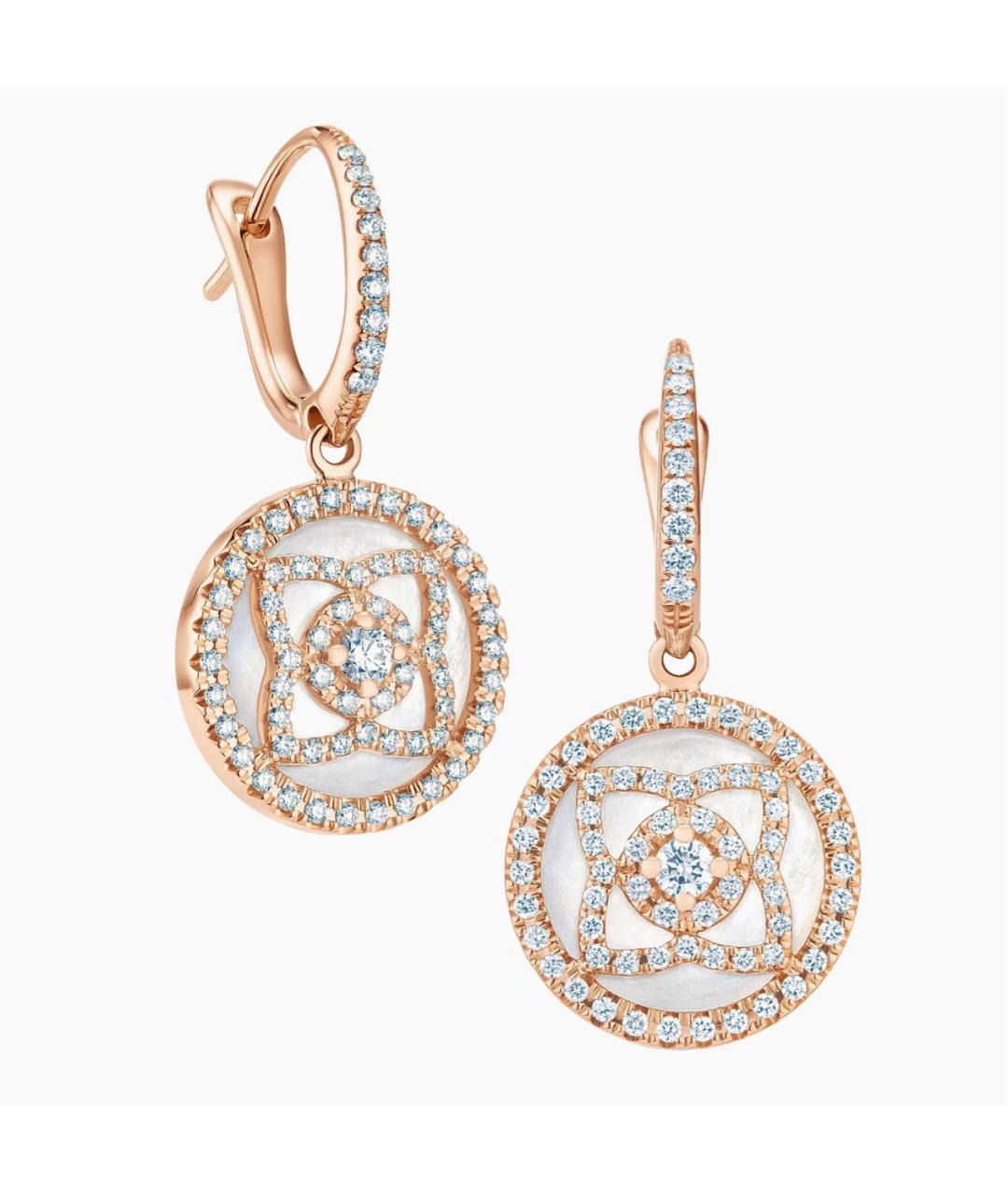 DE BEERS Золотые серьги из розового золота, фото 9