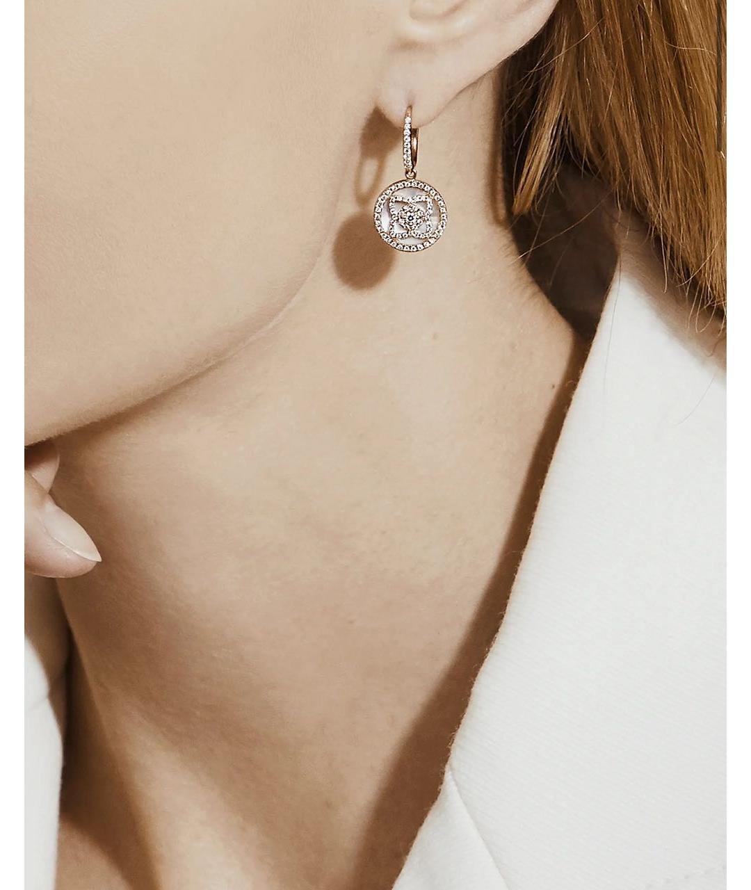 DE BEERS Золотые серьги из розового золота, фото 4