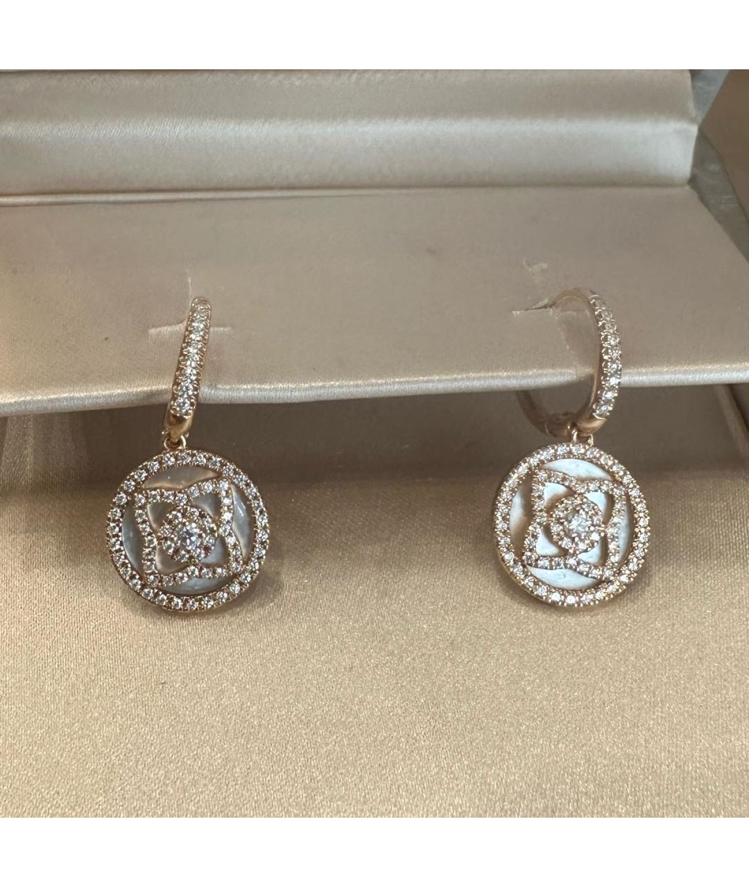 DE BEERS Золотые серьги из розового золота, фото 3