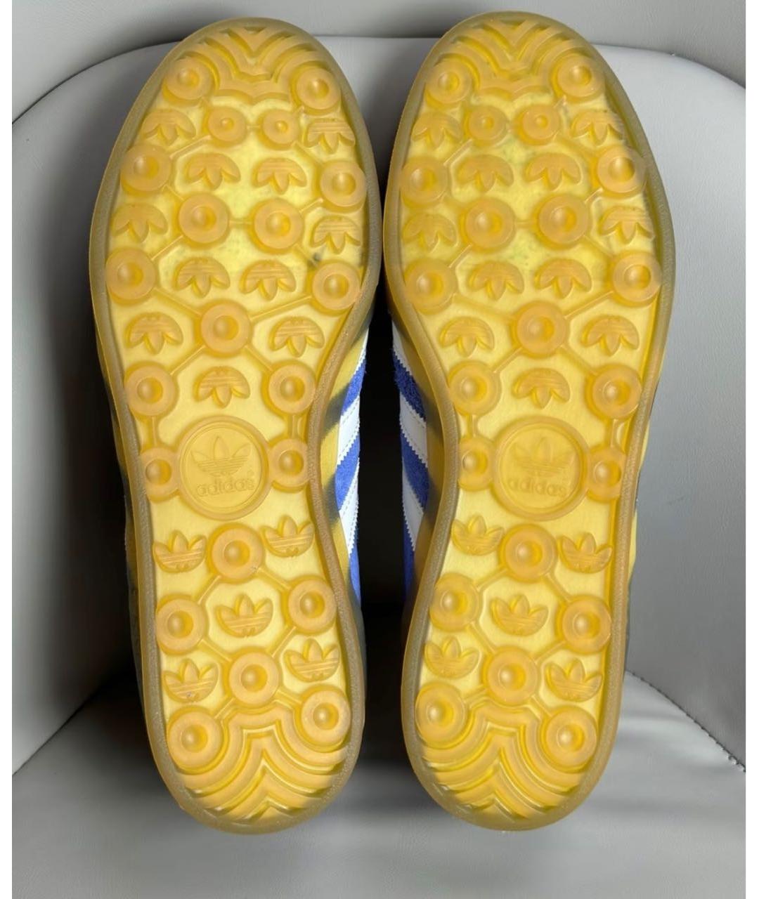 ADIDAS Синие замшевые кроссовки, фото 7