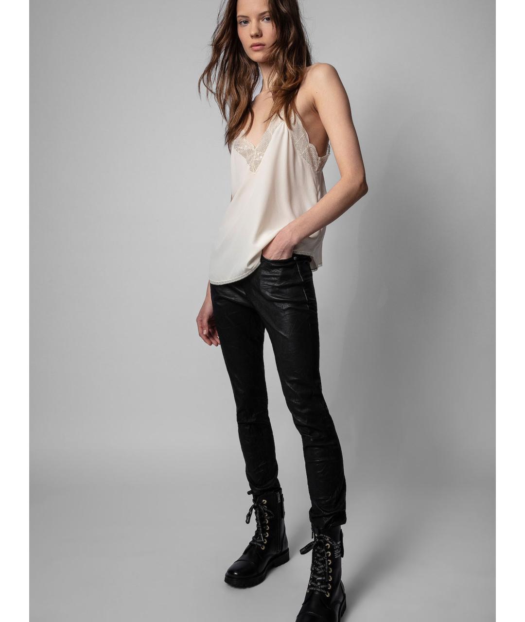 ZADIG & VOLTAIRE Белая шелковая майка, фото 3