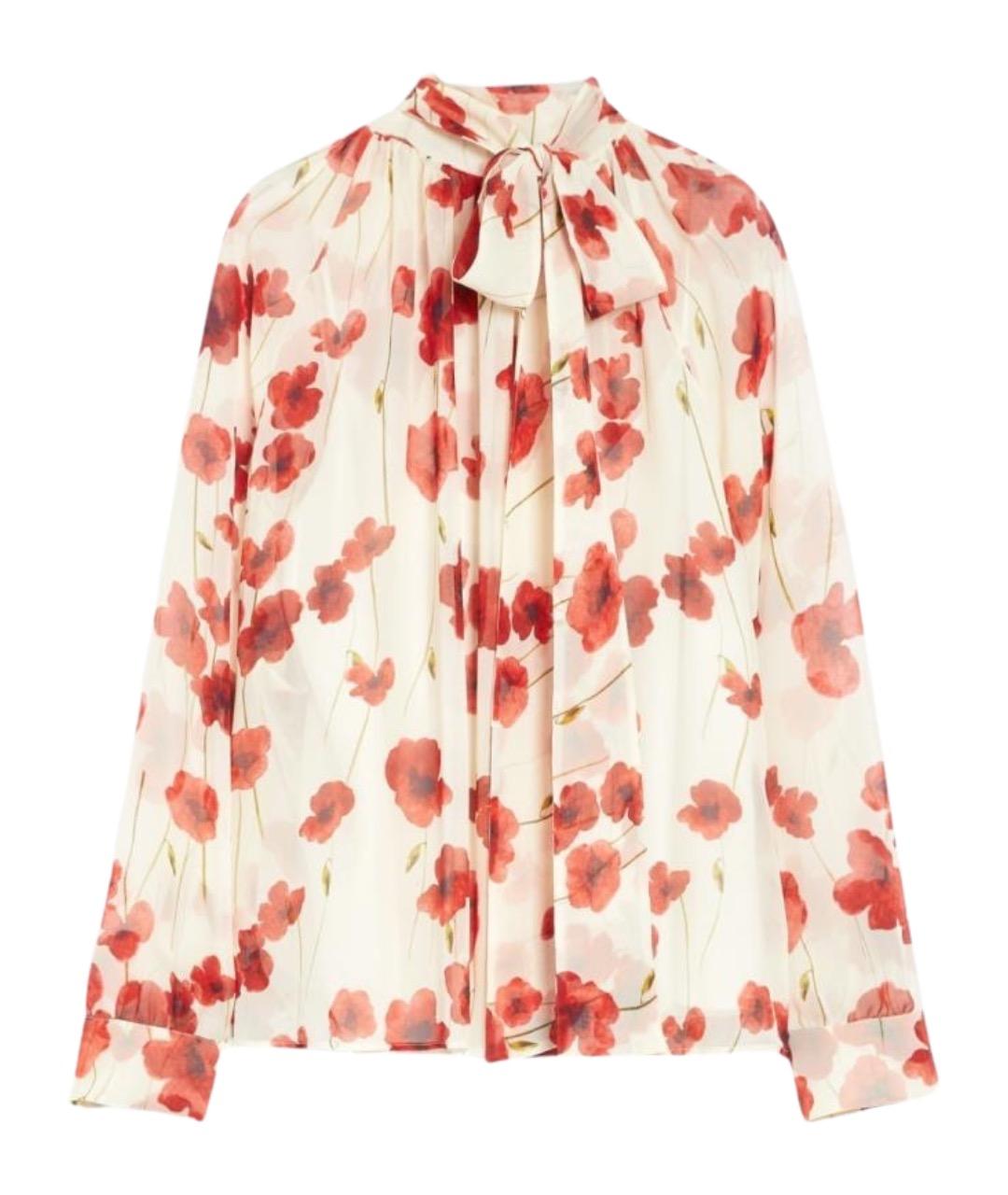 MAX MARA STUDIO Мульти шелковая блузы, фото 1