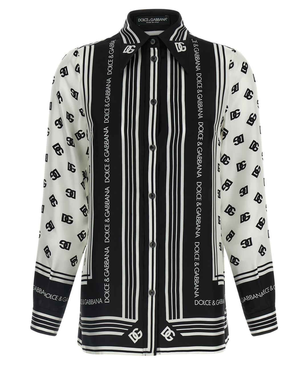 DOLCE&GABBANA Мульти шелковая блузы, фото 1