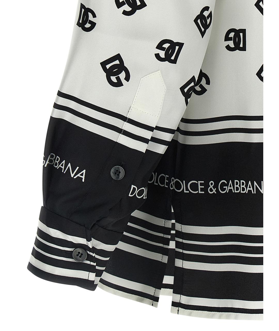 DOLCE&GABBANA Мульти шелковая блузы, фото 4