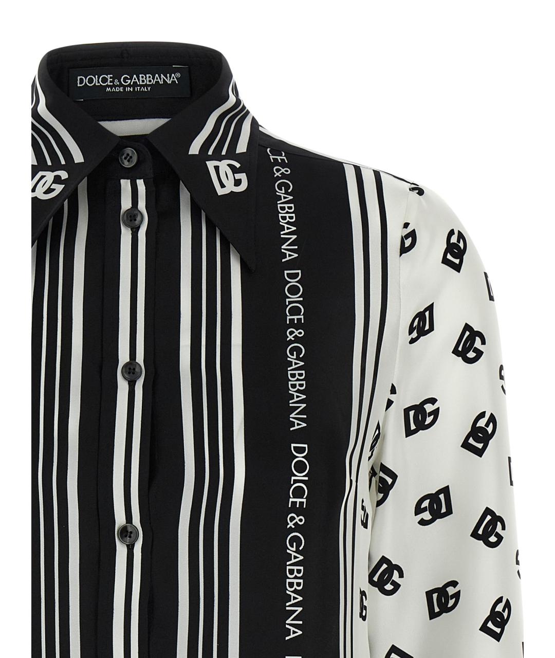 DOLCE&GABBANA Мульти шелковая блузы, фото 3