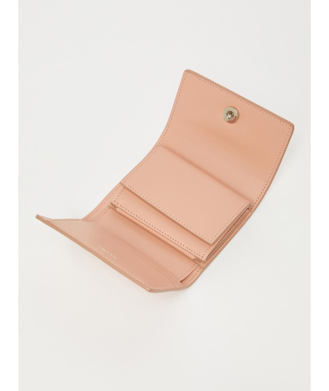 MAX MARA Розовый кожаный кошелек, фото 4