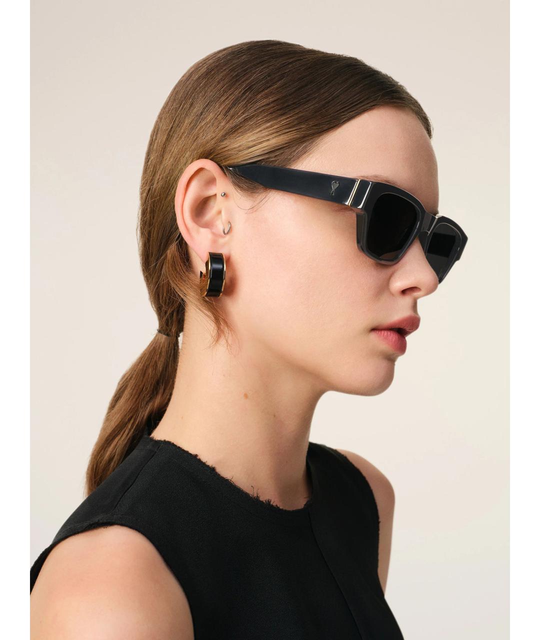 Ami Paris Черные солнцезащитные очки, фото 2