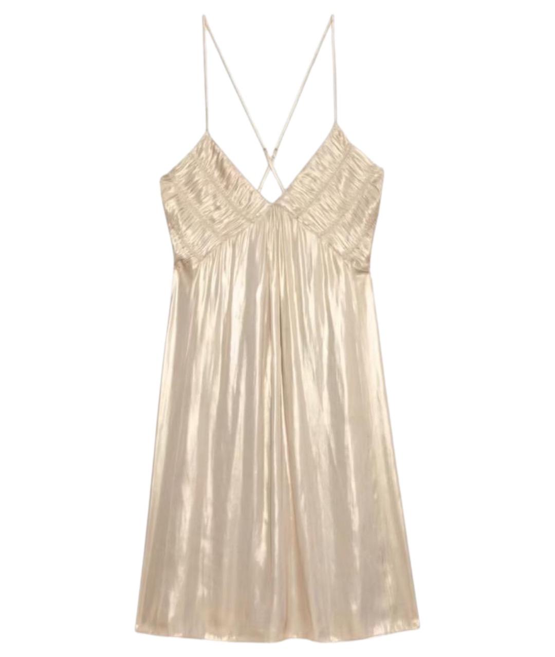 ZADIG & VOLTAIRE Бежевое полиэстеровое платье, фото 1