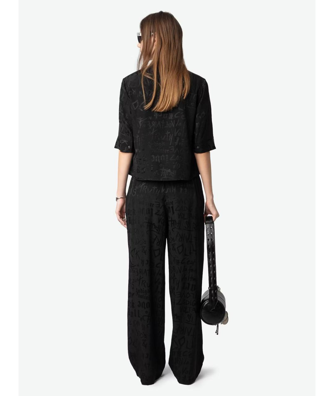 ZADIG & VOLTAIRE Черная шелковая рубашка, фото 3