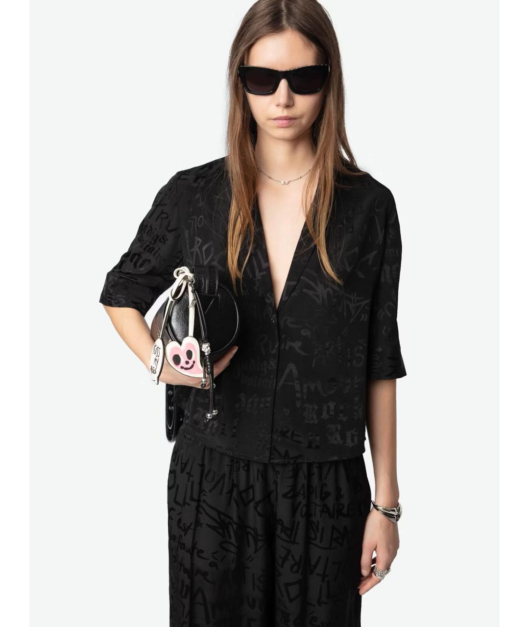 ZADIG & VOLTAIRE Черная шелковая рубашка, фото 6