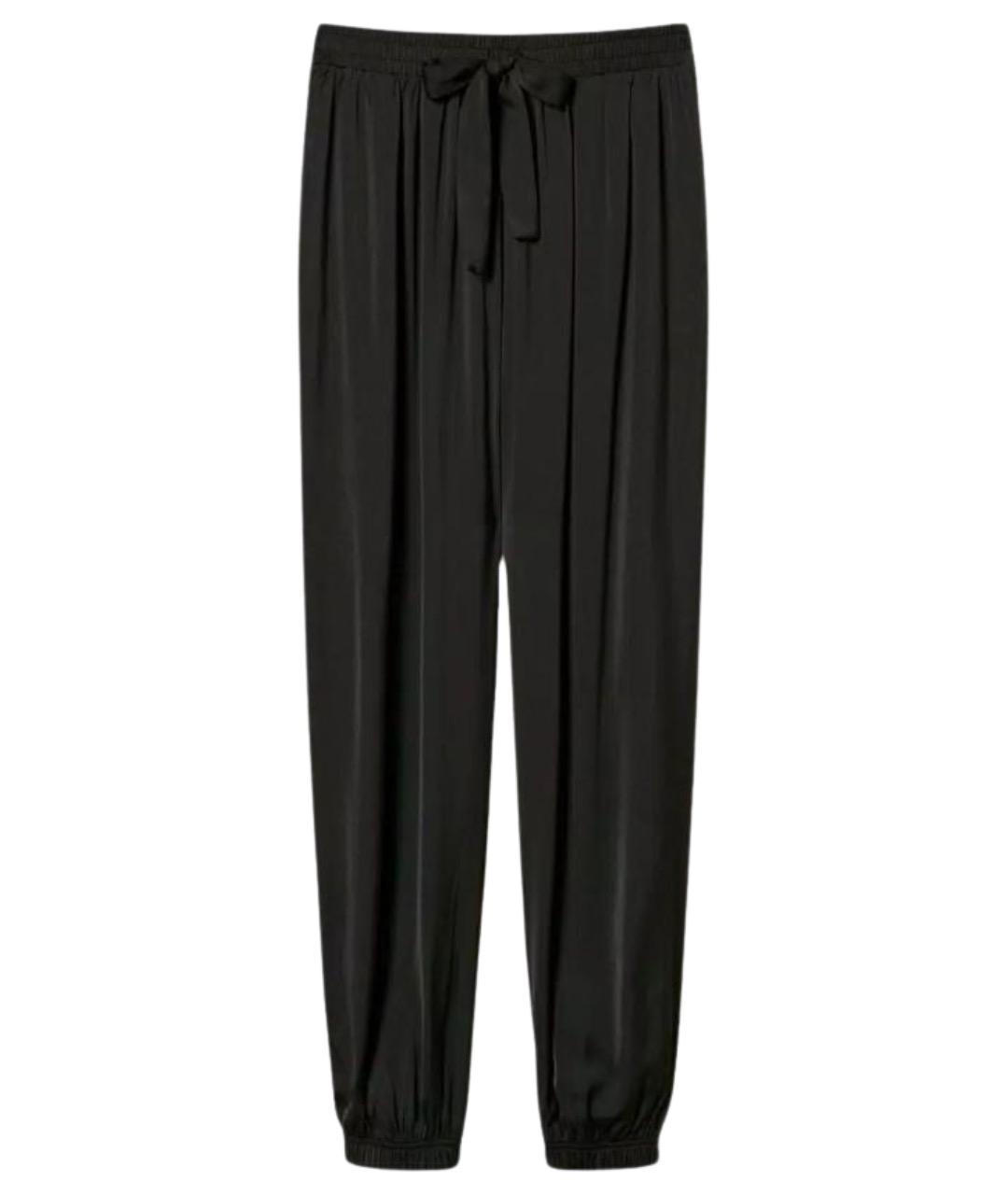 TWIN-SET Черные прямые брюки, фото 1