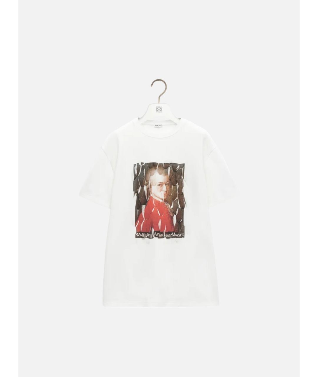 LOEWE Черная хлопковая футболка, фото 4