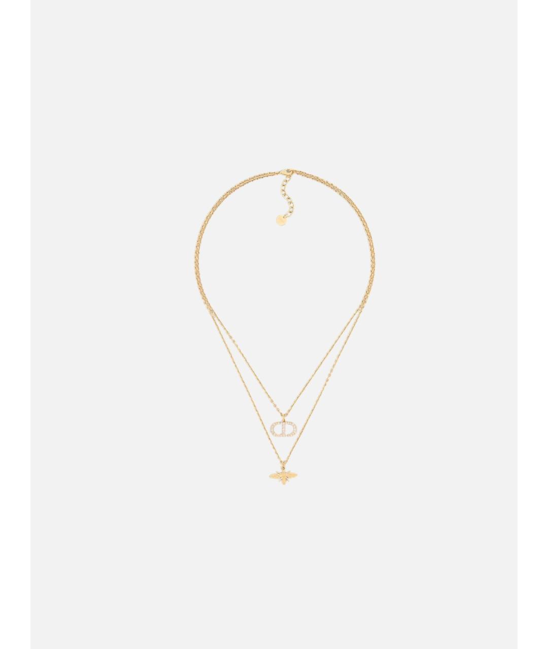 CHRISTIAN DIOR Золотая металлическая подвеска, фото 3